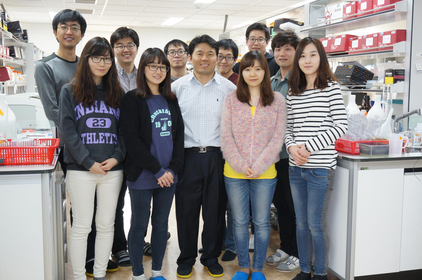 랩 단체사진 2014년 9월 1일