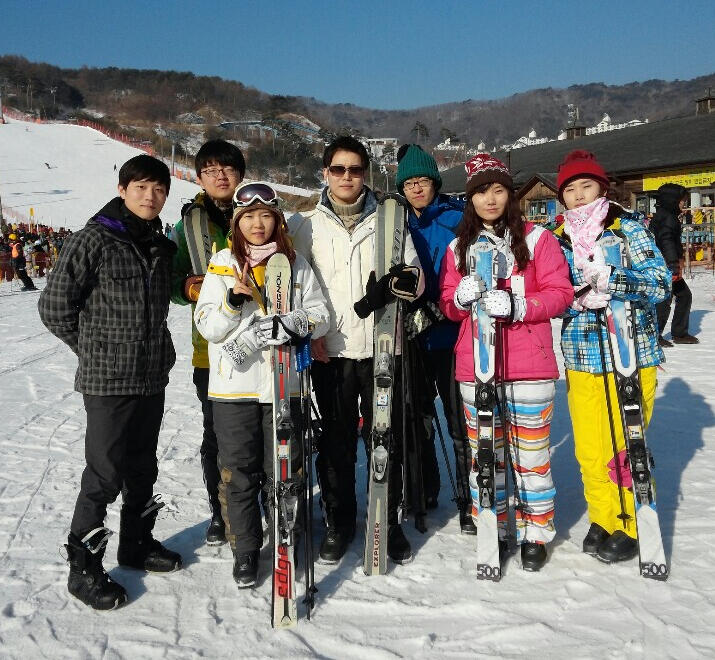 무주 스키장 2013년 12월