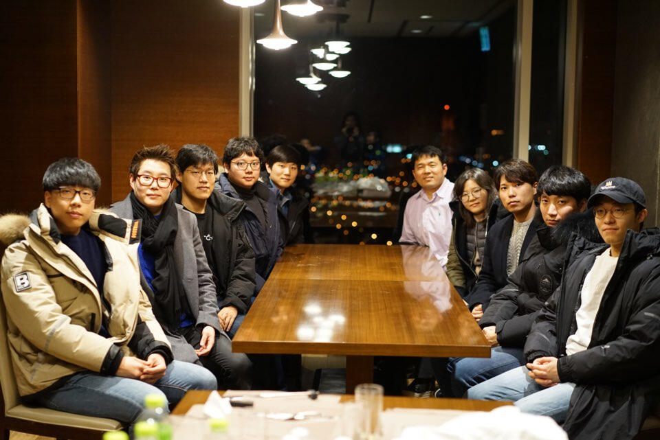 연말 회식 2017년 12월