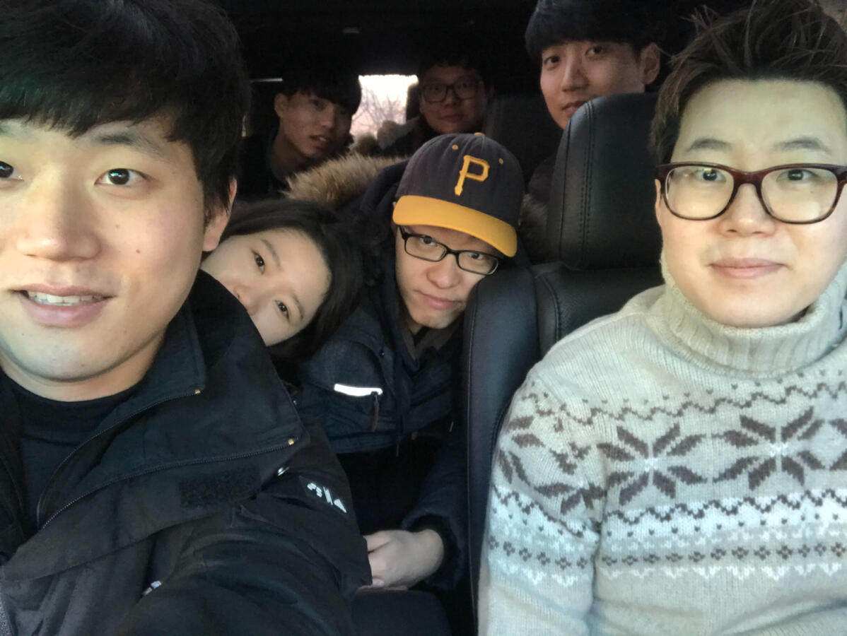 하이원 스키장 가는길 2017년 2월